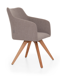 Fauteuil en bois avec choix de piètement - Lia-P Bois