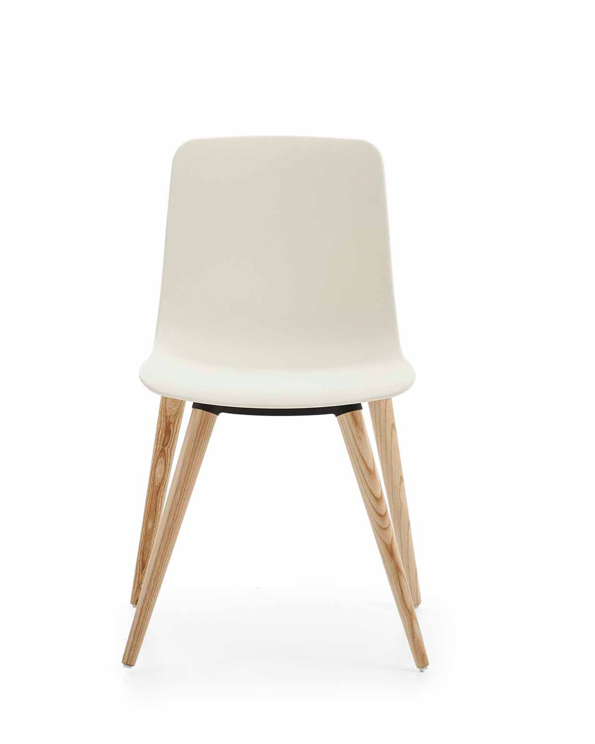 Chaise aux pieds en bois avec roulettes en option - Tim Wood