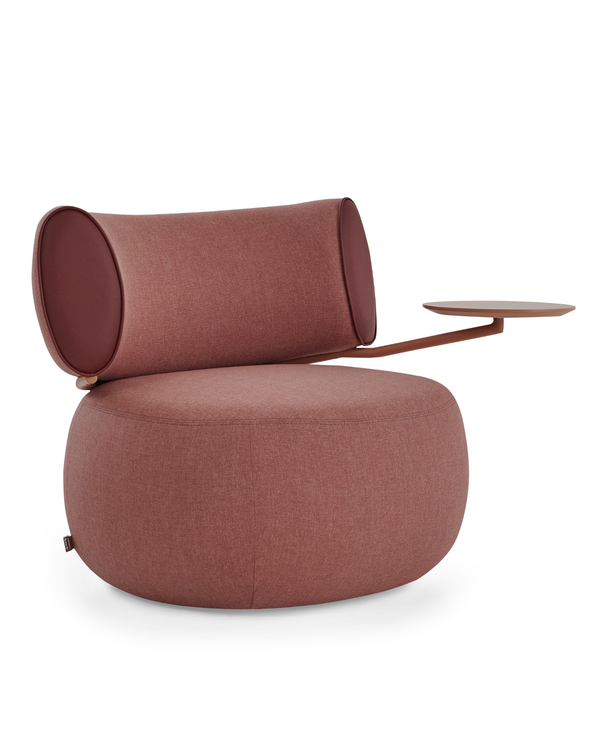 Fauteuil à la forme ronde inspirée de la lune - Mona