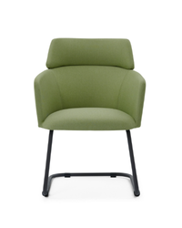 Chaise d'accueil à la forme vive et dynamique - May