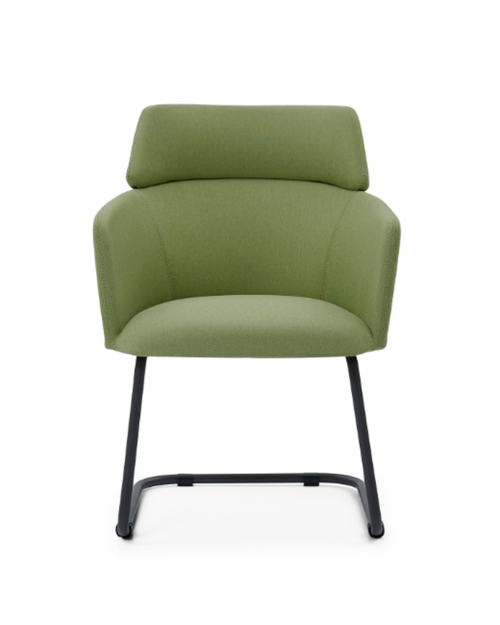 Chaise d'accueil à la forme vive et dynamique - May