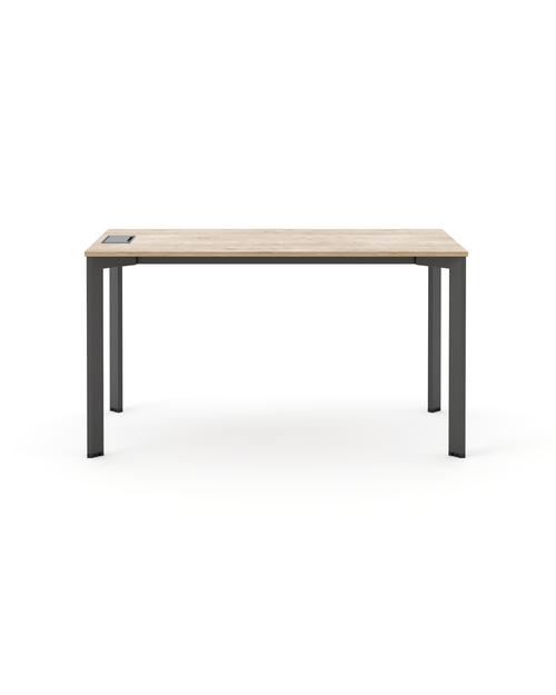 Bureau droit pieds métalliques - Cargo