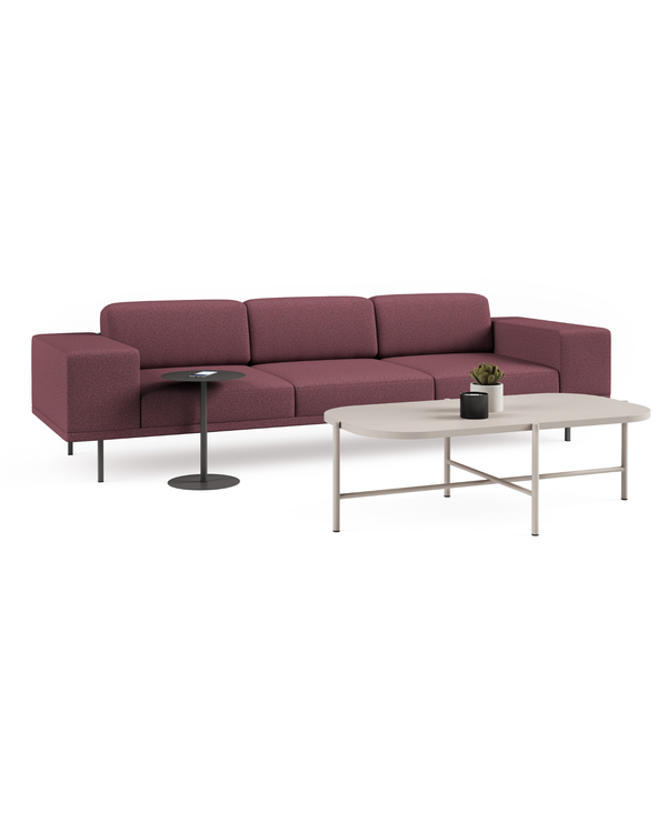 Canapé 3 places au design épuré et contemporain - Wind