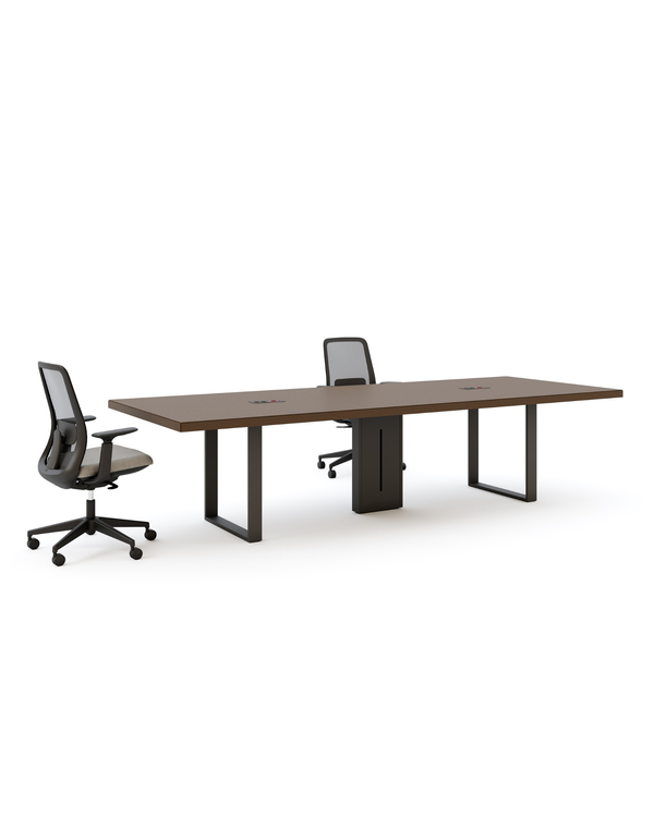 Table de conférence au cadre métallique massif - Norm