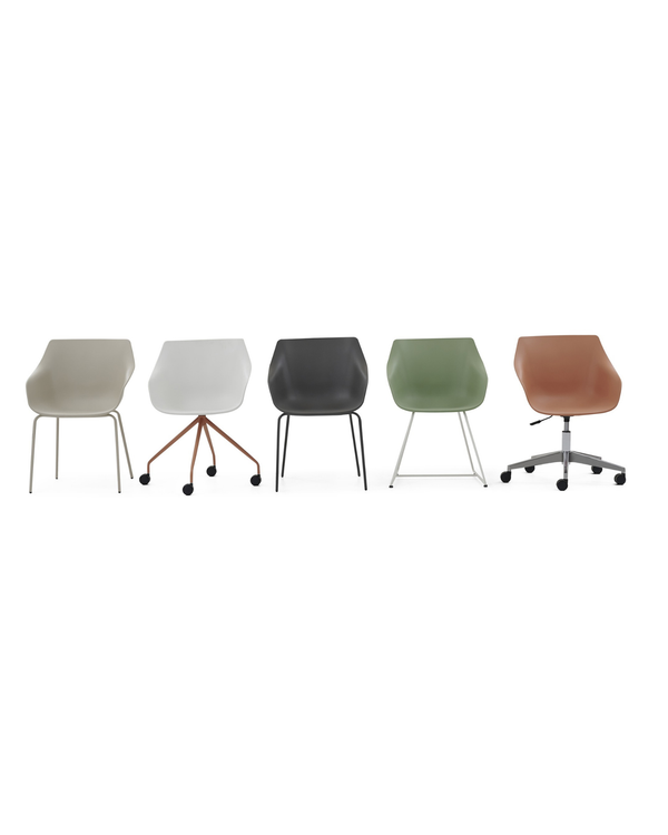 Chaise de réunion avec ou sans petit coussin - Birdy