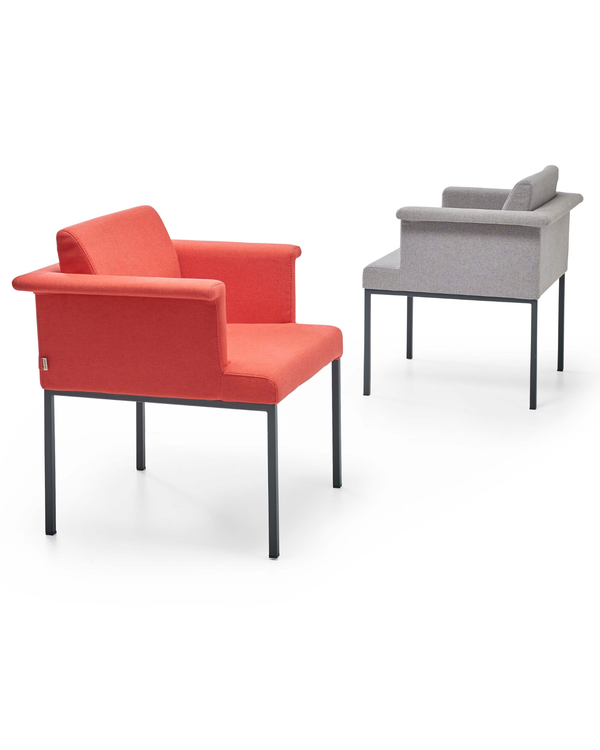 Fauteuil d'accueil compact avec accoudoirs - Tur