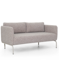 Fauteuil lounge carré en tissu 2 places - Park