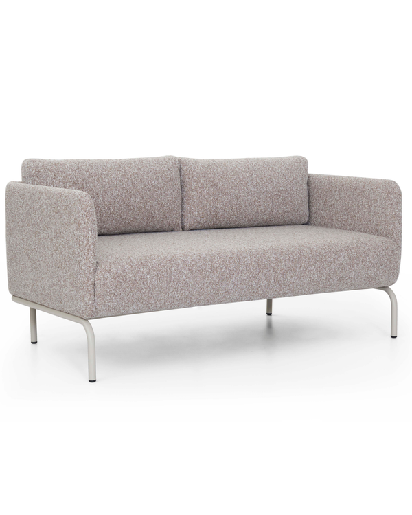 Fauteuil lounge carré en tissu 2 places - Park