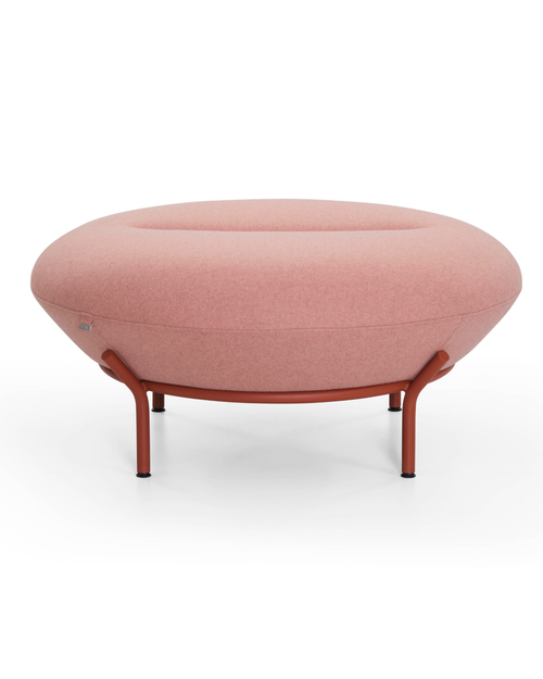 Banc tissu rembourré sans dossier, simple ou double - Capulus