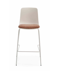 Chaise haute empilable avec ou sans coussin - Tim Bar