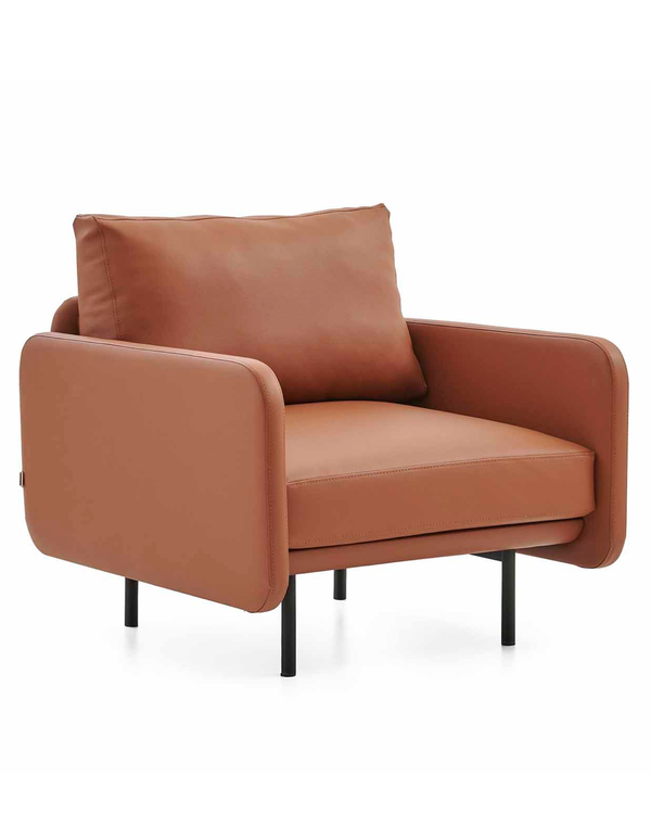 Fauteuil aux lignes simples et structure démontable - Sahara
