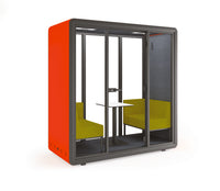 Cabine acoustique - espace de réunion insonorisé pour 2 personnes