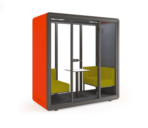 Cabine acoustique - espace de réunion insonorisé pour 2 personnes