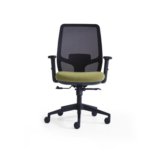 Chaise ergonomique confortable avec têtière en option - Tami