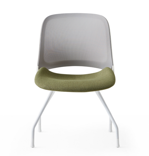 Chaise design 4 pieds avec assise rembourrée - Vers