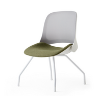 Chaise design 4 pieds avec assise rembourrée - Vers