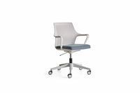 Chaise de travail avec choix de coque (noire ou blanche) - Flat
