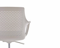 Chaise de travail avec choix de coque (noire ou blanche) - Flat