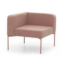Canapé modulaire avec structure acier design épuré - Mola