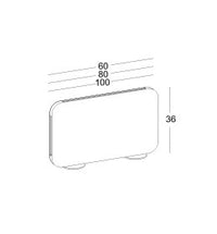 Dimensions cloison acoustique latérale Flekssit