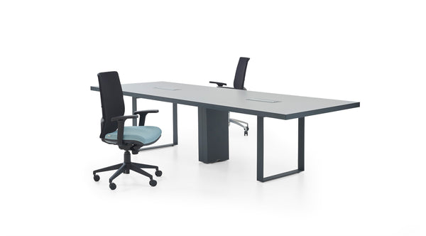 Table de conférence au cadre métallique massif - Norm
