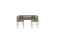 Canapé lounge compact, 2 hauteurs - Nora