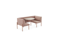 Canapé lounge compact, 2 hauteurs - Nora