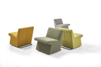 Fauteuil 1 place et canapé 2 places aux lignes épurées - Pay